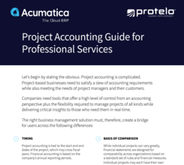 Project Accounting Guide for Professional Services