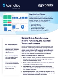 Acumatica Distribution Edition