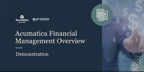 acumatica financial overview