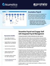 Acumatica Payroll