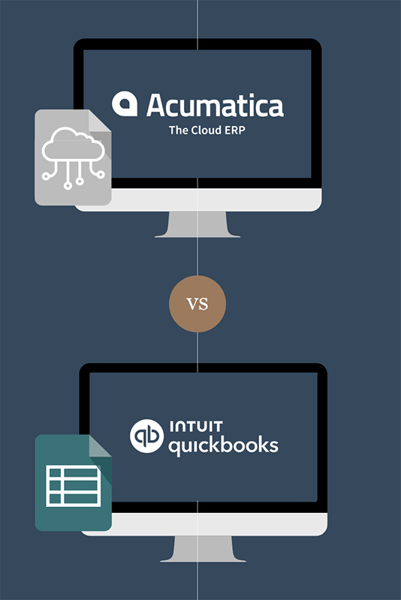 what is the difference between acumatica and quickbooks