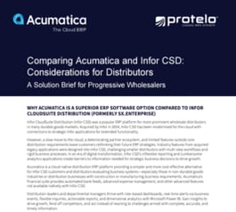 Comparing Acumatica and Infor CSD