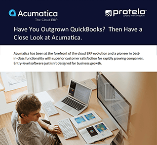 have you outgrown quickbooks - have a close look at acumatica comparison guide