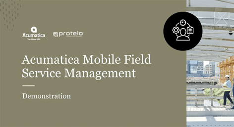 Acumatica Field Service Management