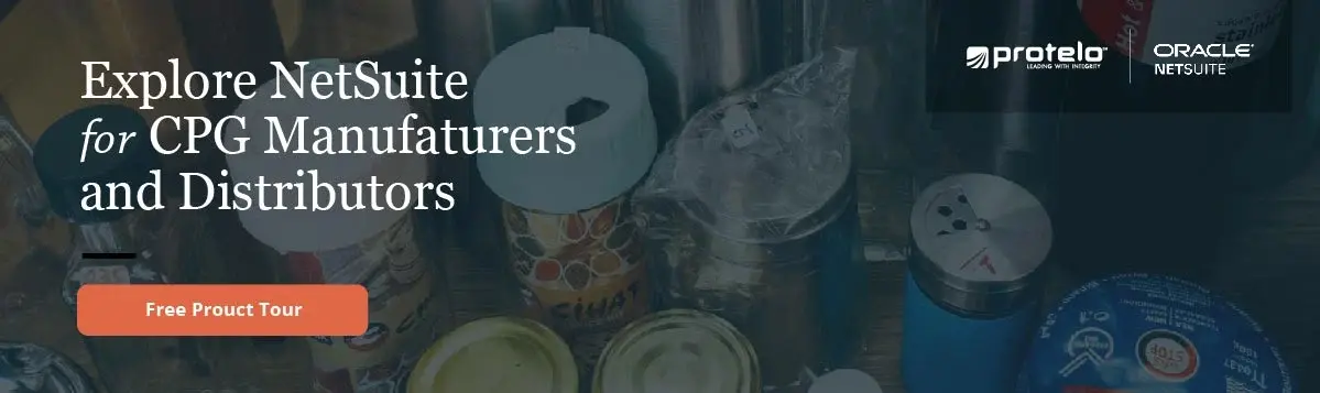 Explore NetSuite for CPG Manufacturers and Distributors