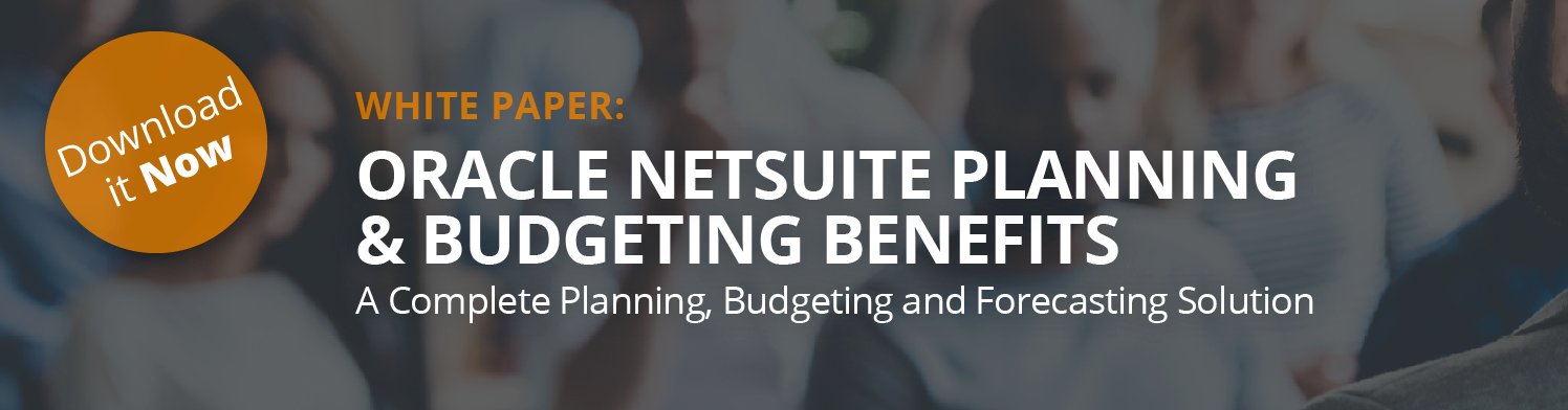 Planning & Budgeting benefits