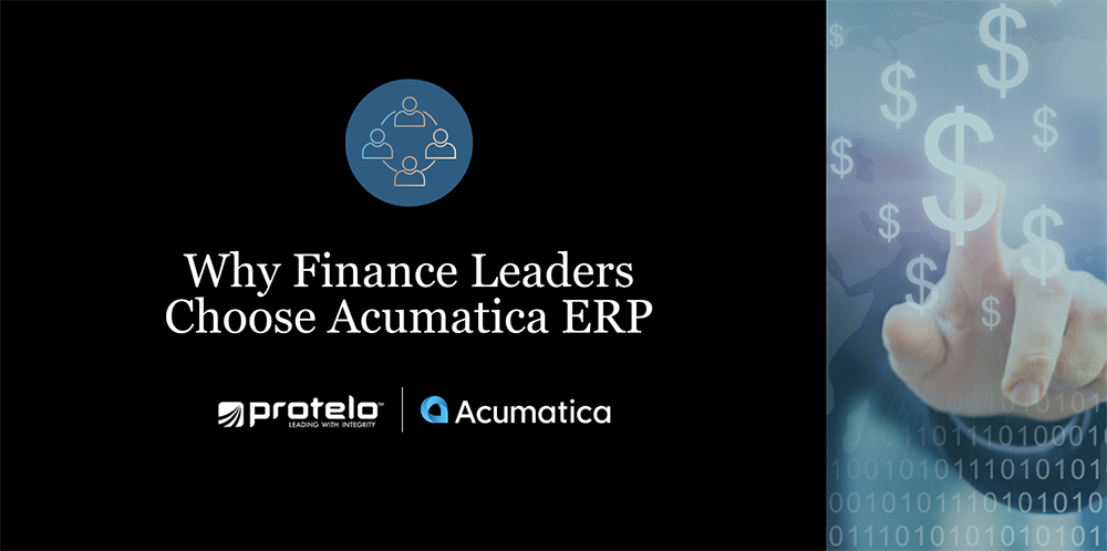 why finance leaders choose acumatica cloud erp software